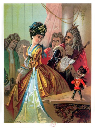 Der alte König und der Nussknacker-Prinz, Illustration aus 